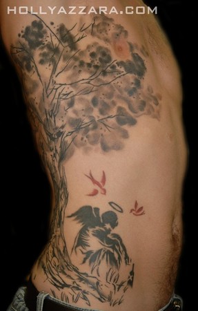 Holly Azzara - Tree with Angel